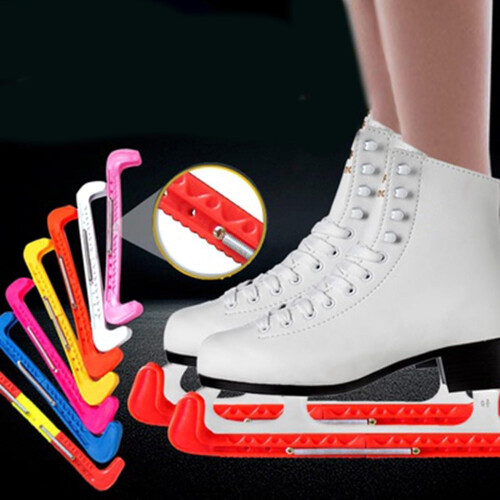 Skate Protector Covers Adjustable Elastic Figure-Pattern Shields for Ice Skates Fits Most 1