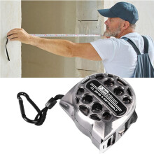 Mètre ruban en acier inoxydable de 7,5 m, rétractable