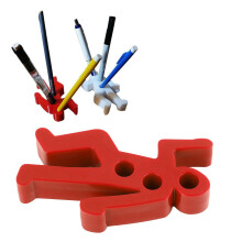 Portapenne Scena del Crimine Rosso, 10,3 x 6,2 cm, 49 g