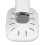 Ferro da stiro a vapore ruotabile 20 ml USB mini portatile bianco 14