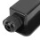 Passacavo solare singolo per cavo 6-12mm² ABS nero 8