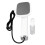 Ferro da stiro a vapore ruotabile 20 ml USB mini portatile bianco 3