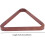 Wooden Billiard Ball Rack Triangle Rack For Home Table Equipment Brown 2
