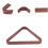 Wooden Billiard Ball Rack Triangle Rack For Home Table Equipment Brown 3