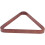 Wooden Billiard Ball Rack Triangle Rack For Home Table Equipment Brown 4