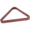 Wooden Billiard Ball Rack Triangle Rack For Home Table Equipment Brown 5