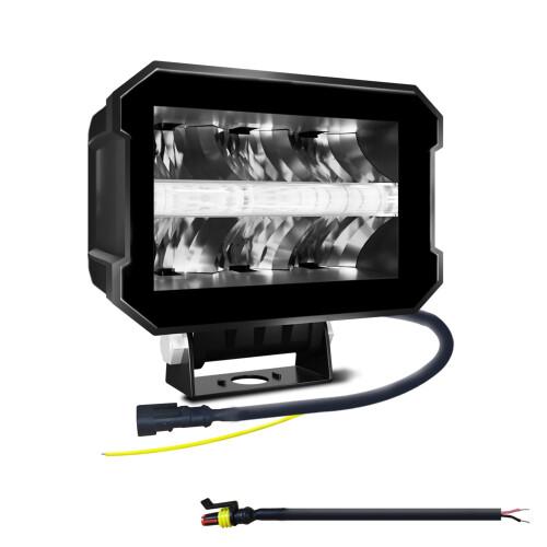 Durable 100W 5 Inch LED Bar - Spot Flood Combo for Various Vehicles 2