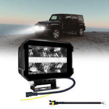Durable 100W 5 Inch LED Bar - Spot Flood Combo for Various Vehicles