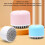 Brosse de massage pour chat 2  1,2 V NiMH 7,5  7,5  6,5 cm Blanc 5