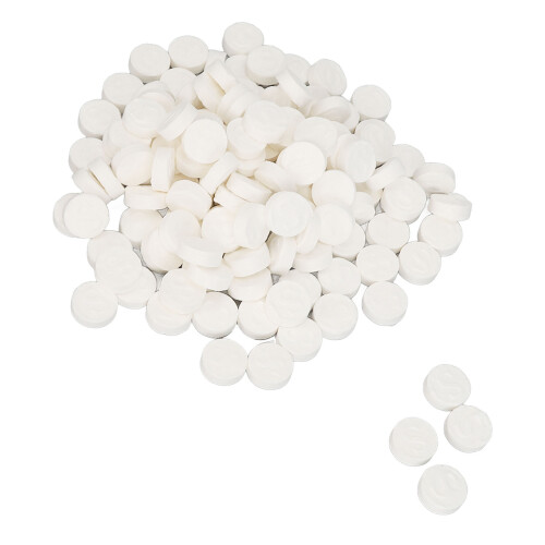 Masques faciaux compressés 500 pièces non tissés blancs 1