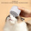 Brosse de massage pour chat 2  1,2 V NiMH 7,5  7,5  6,5 cm Blanc 4