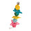 Interactive Bird Cage Toy for Small Parrots Conures Parakeets with Bell 12