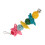 Interactive Bird Cage Toy for Small Parrots Conures Parakeets with Bell 6