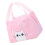Lunch-Tasche Pink Cat - große Kapazität, Größe L 11