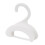 Appendiborsa a forma ad arco, PP bianco, 70 g, Multifunzione 2