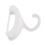 Appendiborsa a forma ad arco, PP bianco, 70 g, Multifunzione 11