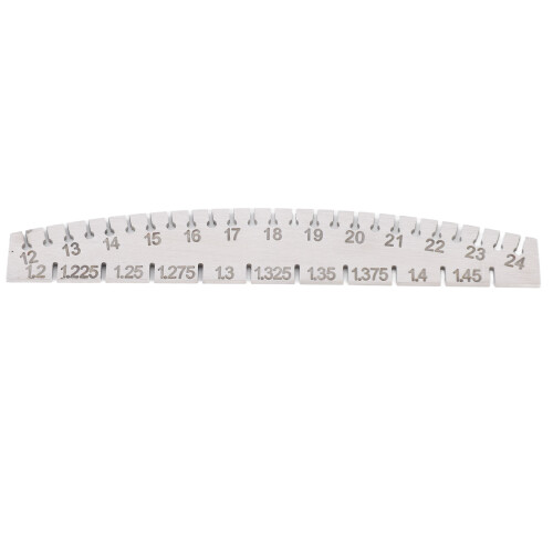 Portable Piano String Gauge Tool with Clear Engraved Measuring Scales 2