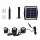 Solar-Gartenleuchte 6V/3,5W, 2200mAh, 9,8 ft, Schwarz 3