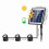Solar-Gartenleuchte 6V/3,5W, 2200mAh, 9,8 ft, Schwarz 2