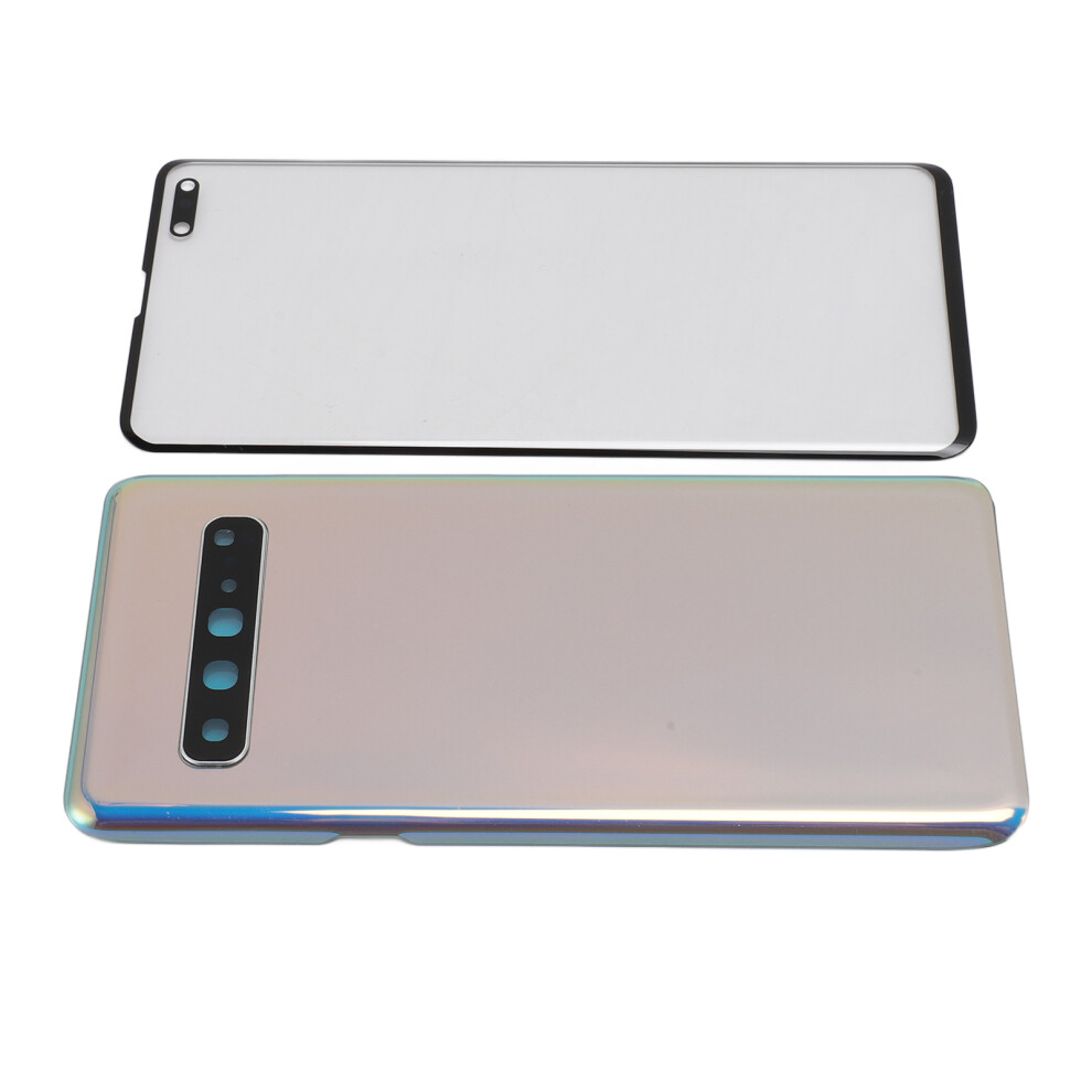 Rückglas & Frontaußenlinse Für Galaxy S10 5G Silber | Ersatzteile 4901336008516