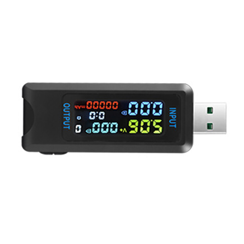 Multi-Function Usb Voltage Current Meter With Ips Display, Model 6527-Q, 57*39*11Mm 3051336008779