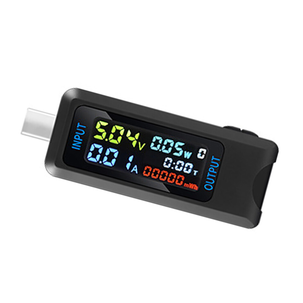 Multifunction Usb Voltage Current Tester 6527-U/T/Q, 9 Data Storage, Ips Display 4991336009408