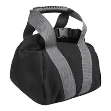 Sandbag Weight Lifting Training Sandbag Adjustable Soft Canvas Heavy Duty Fillable Home Gym Equipment Black