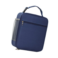 Isolierte Lunch-Tasche 215x105x255mm Kapazität Schwarz