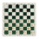 Set portatile di scacchi e dama 24 pezzi verde e bianco 50 cm 1