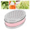 Râpe à boîte double-face rose 17x12x7 cm acier inoxydable 430 15