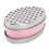 Râpe à boîte double-face rose 17x12x7 cm acier inoxydable 430 13