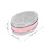 Râpe à boîte double-face rose 17x12x7 cm acier inoxydable 430 2