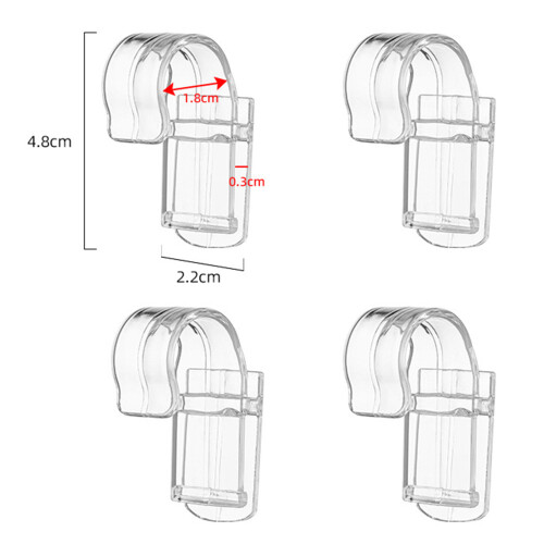 Porte-dentifrice transparent 40 g, 4,8 x 2,2 cm 1