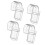 Porte-dentifrice transparent 40 g, 4,8 x 2,2 cm 14