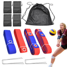 Volleyball Lines High-Visibility Boundary Line Set for Sand, Foldable Training Accessories for Grass/Park/College
