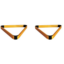 Holz Billard Ball Rack Solid Wood Triangle Pool Rack 2 Pack Billiard Ball Racks