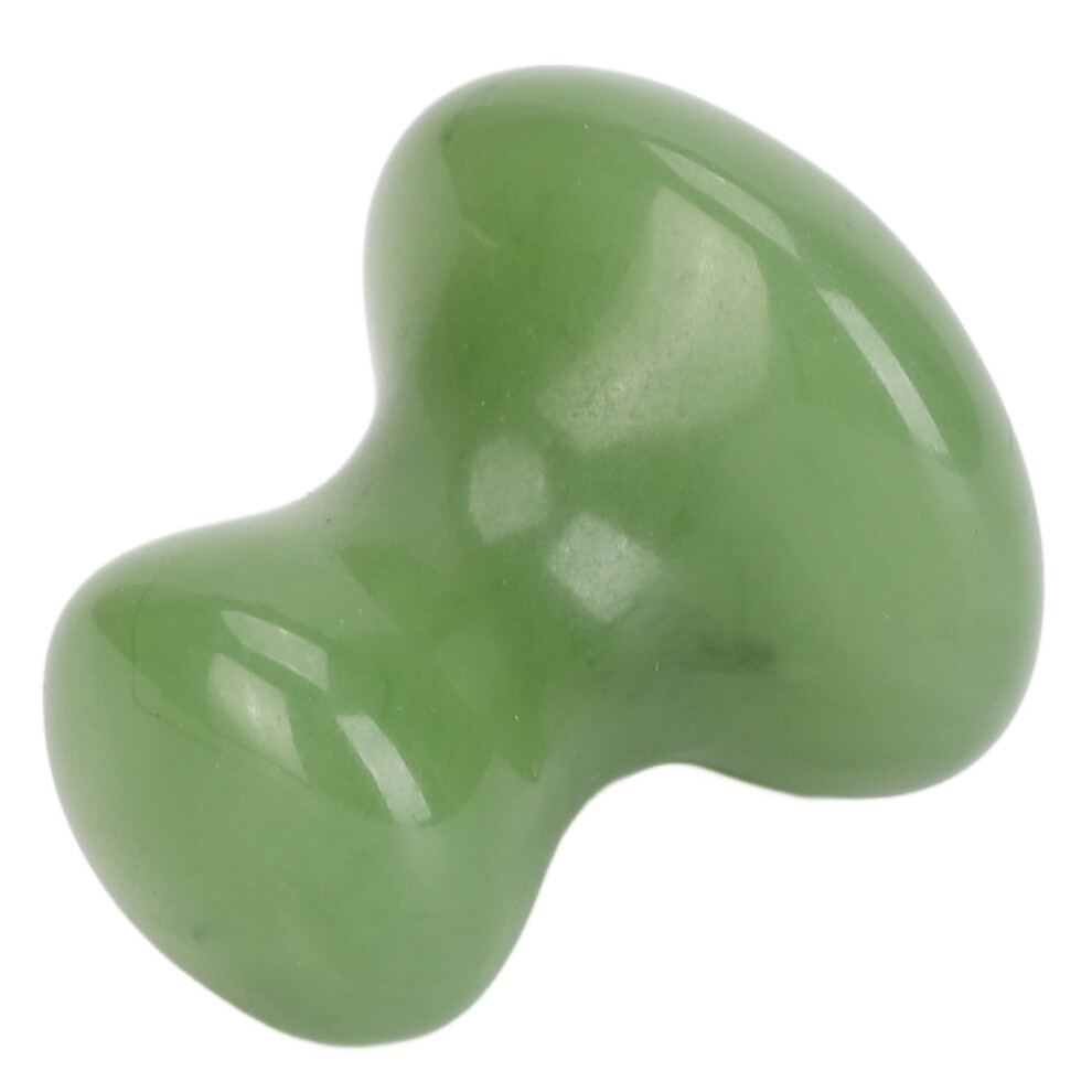 Green Mushroom Gua Sha Massage Tool, Relaxing Stone Scraper for SPA