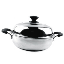 Edelstahl-Dampfkochtopf 30 cm/11,8 in Induktion