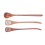 3 piezas de palitos para miel de madera natural, mango largo 8