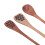 3 piezas de palitos para miel de madera natural, mango largo 9