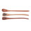 3 piezas de palitos para miel de madera natural, mango largo 16