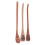 3 piezas de palitos para miel de madera natural, mango largo 6