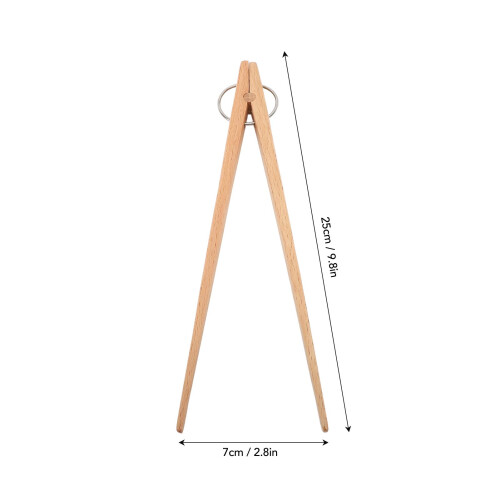 2 piezas de pinzas de madera de haya 54.00 g aisladas térmicamente 1