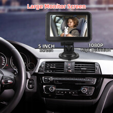 Car Camera for Baby: 5" Screen 150 Wide Angle Night Vision