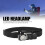 LED-Stirnlampe 700 mAh, Schwarz, leichtes Aluminium 6