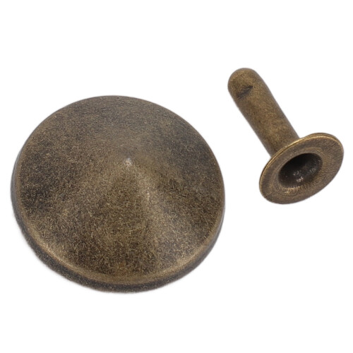 18-mm-Leder-Nieten-Set - Bronze-Eisen-Nieten