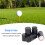 3 piezas de sellos para bolas de golf de plástico impermeable 7