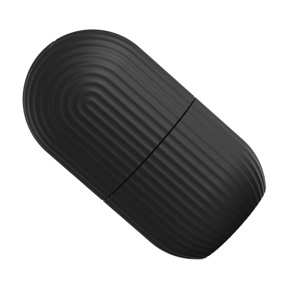 Black Mini Face Massager Ice Tray For Pore Shrinking, Cooling Cube 10X8x2cm