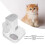 Large Capacity 2-in-1 Automatic Cat Feeder & Waterer Set 27x27x24.5cm Grey 7
