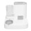 Large Capacity 2-in-1 Automatic Cat Feeder & Waterer Set 27x27x24.5cm Grey 3